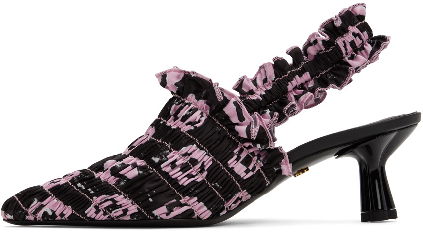 Amy Crookes Black Garden Heels