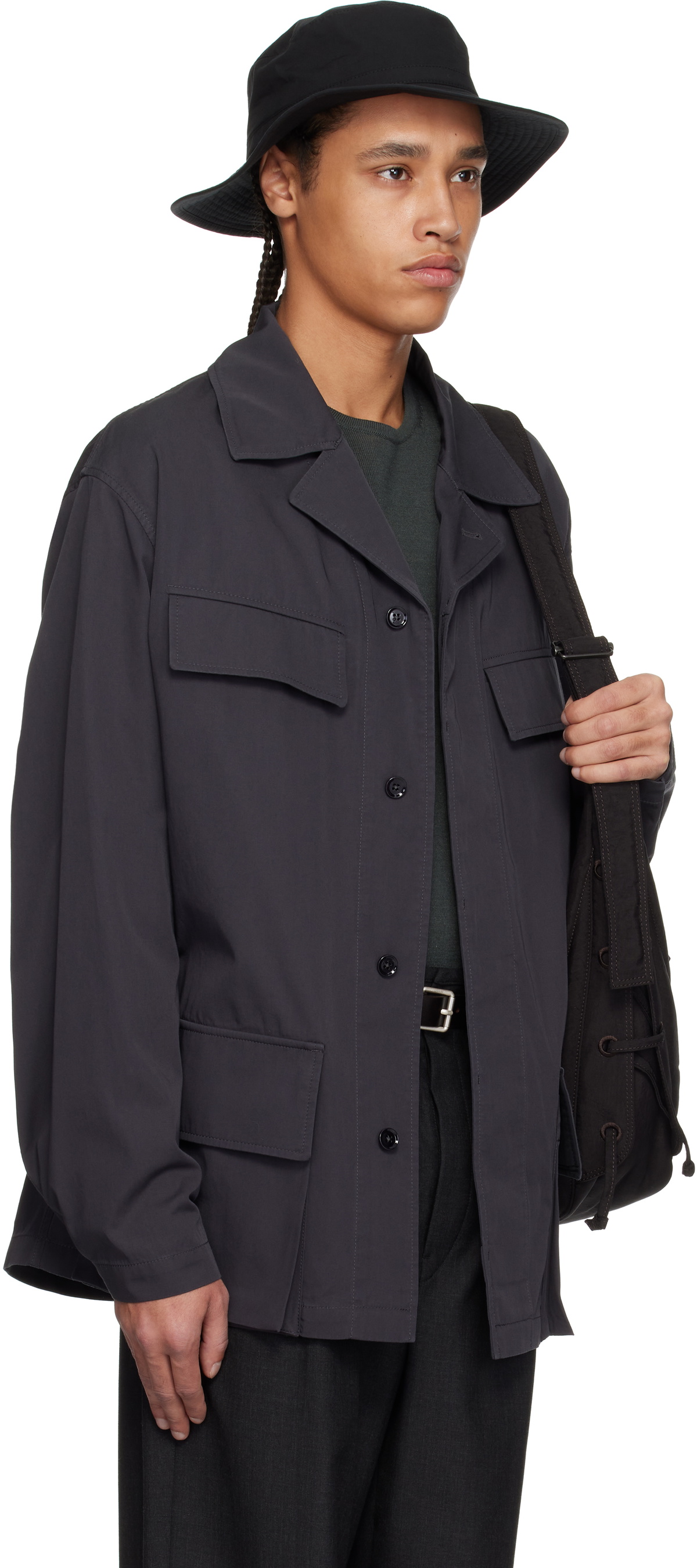 LEMAIRE Gray Four Pockets Jacket Lemaire