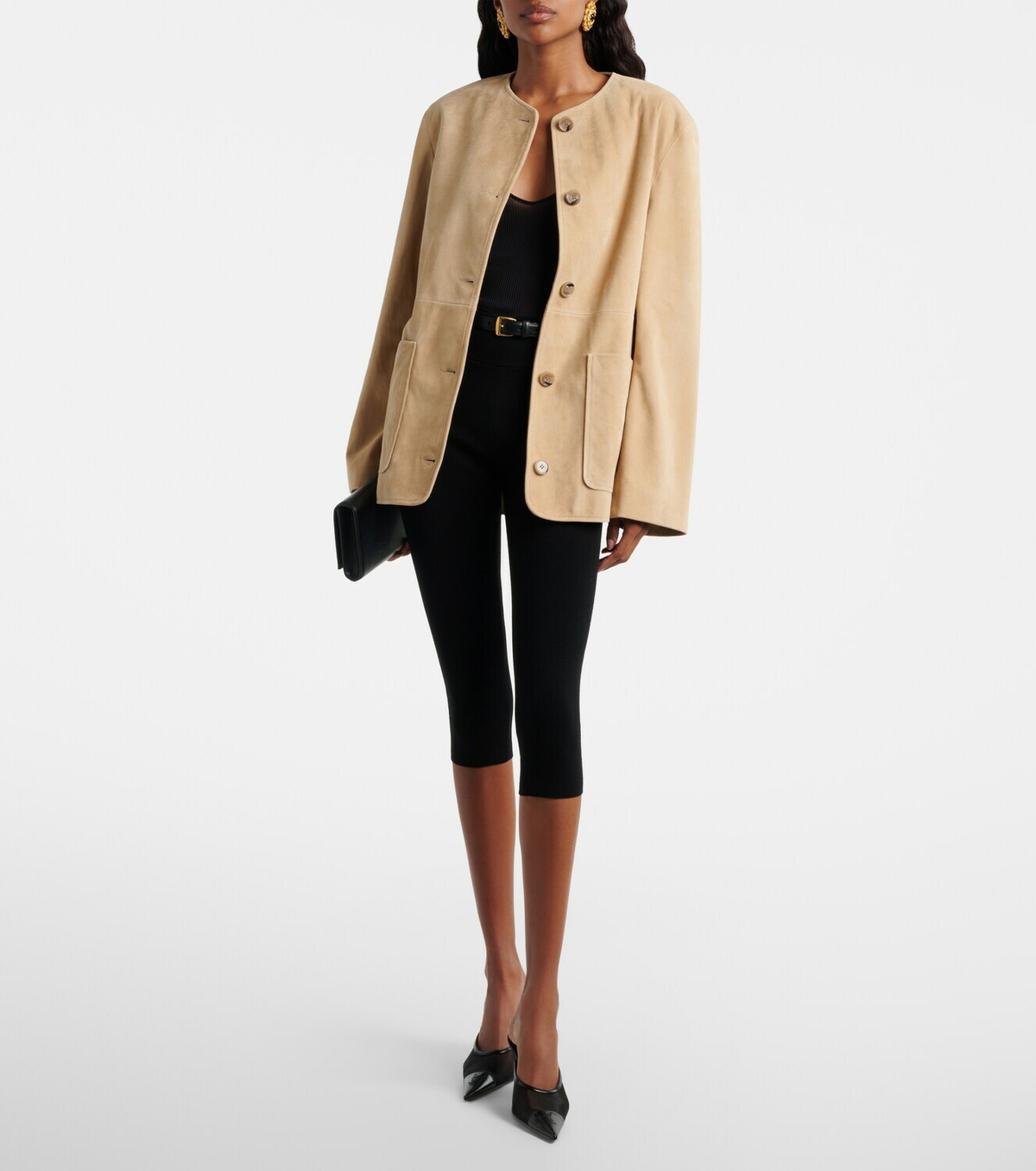 Nour Hammour Suede jacket