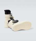 Rick Owens Leather high-top platform sneakers