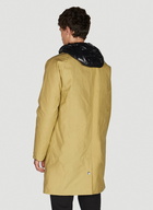 x Barbour Bara Waxed Peacoat in Beige