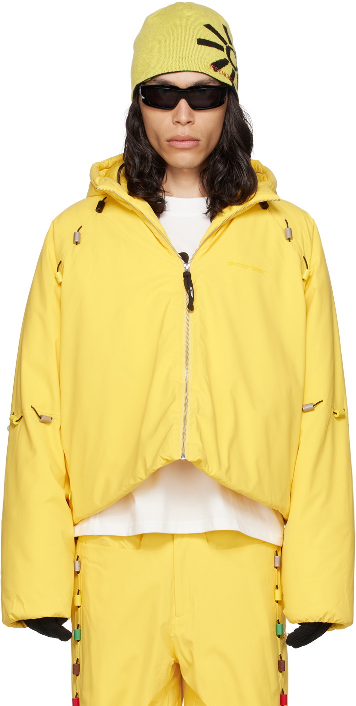 SPENCER BADU Yellow Beaded Jacket