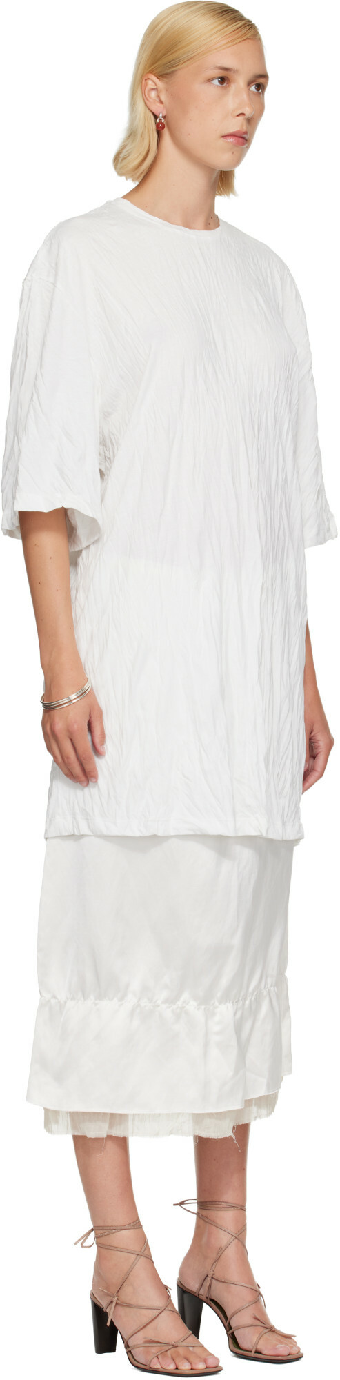 TOTEME White Relaxed Tee Minidress
