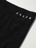 Falke - Printed Virgin Wool-Blend Ski Tights - Black