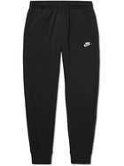 Nike - NSW Tapered Cotton-Blend Jersey Sweatpants - Black