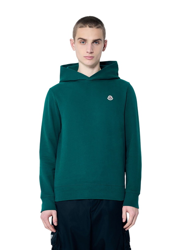 Photo: Moncler Logo Patch Hooded Sweatshirt