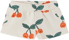 nadadelazos Baby White Cherries Shorts