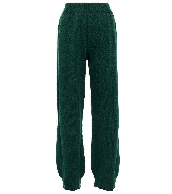 Photo: Barrie High-rise cashmere knit sweatpants