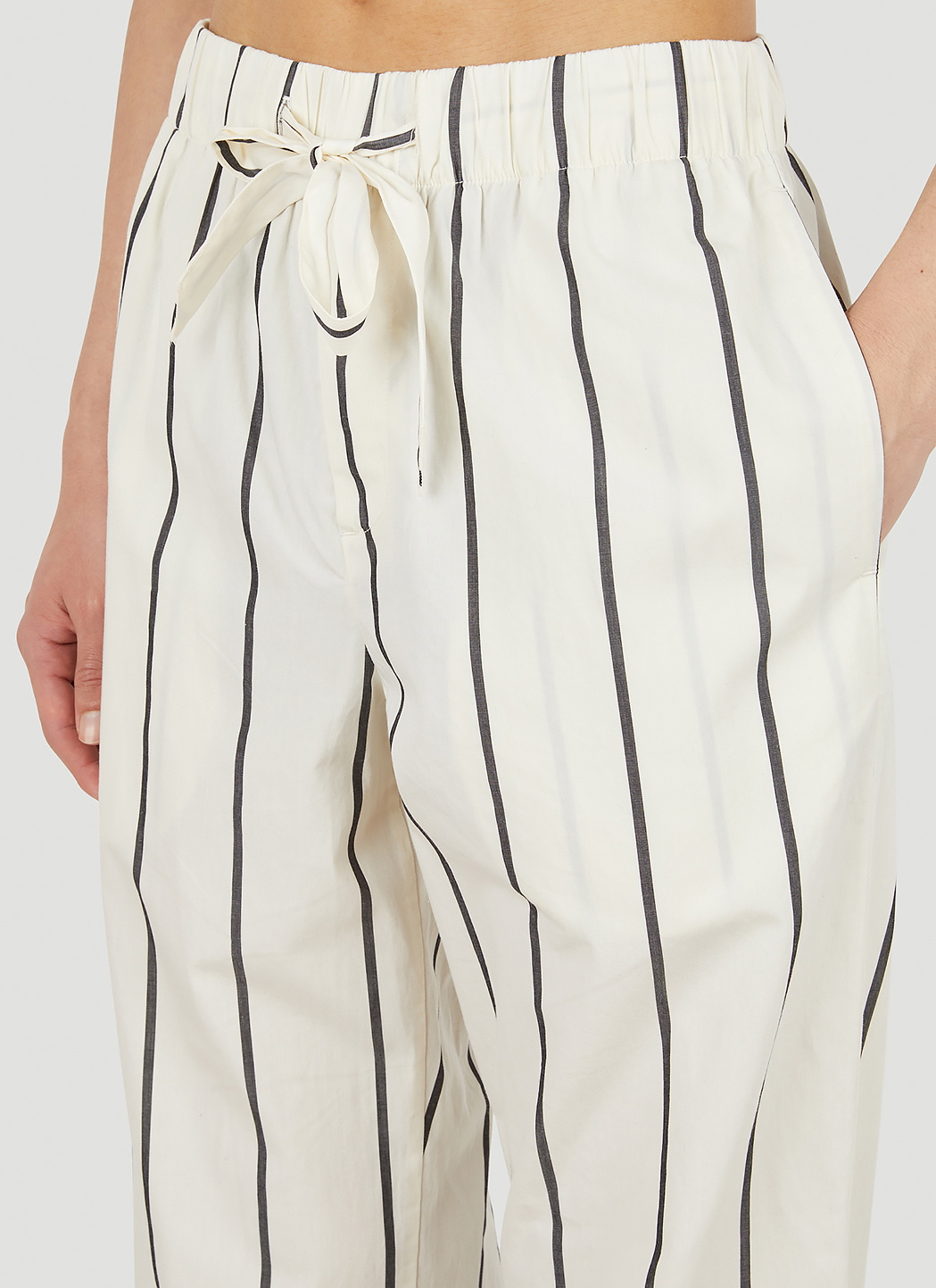 Tekla Striped Drawstring Pyjama Pants