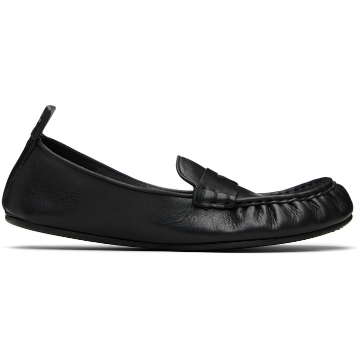Photo: Acne Studios Black Leather Loafers