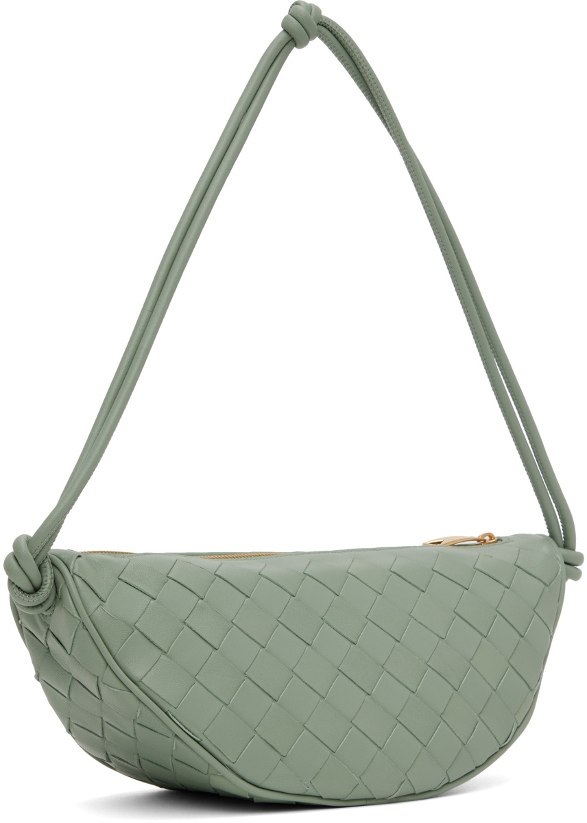 Bottega Veneta Green Pouch On Strap Bag Bottega Veneta