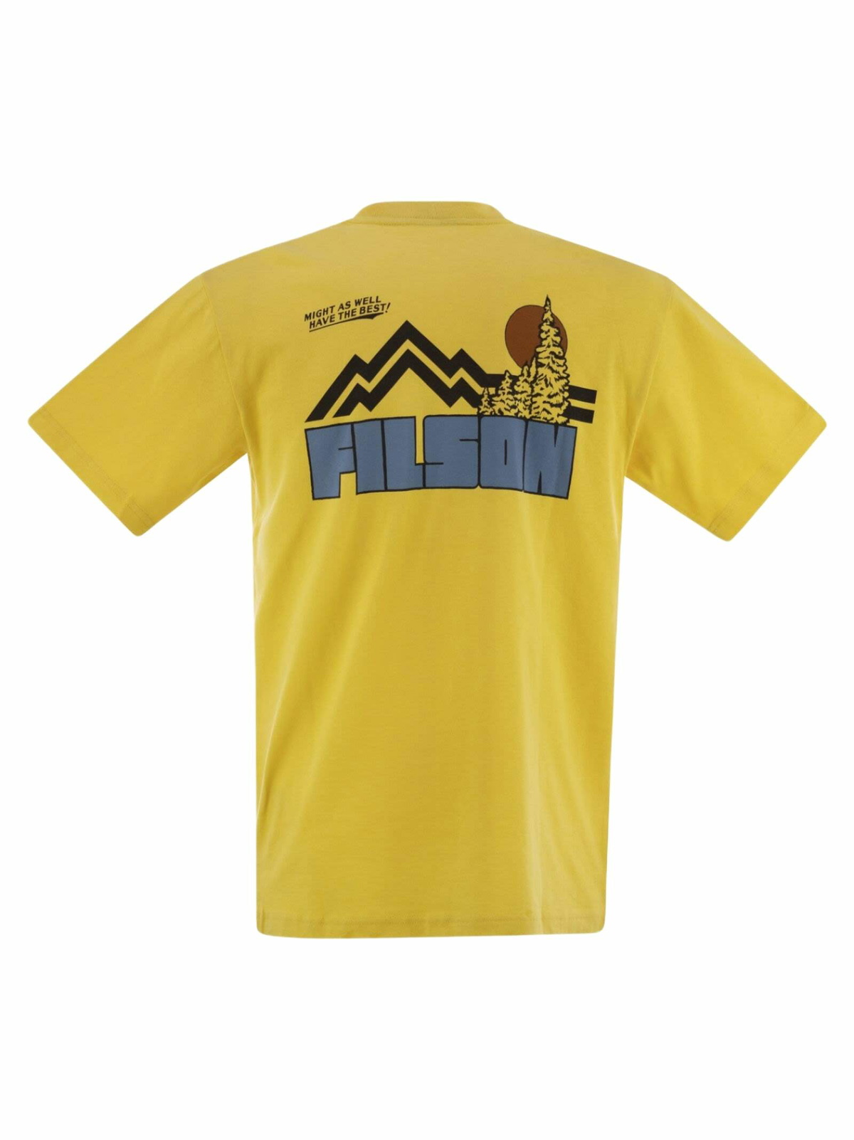Filson T-shirt With Graphics On Chest And Back