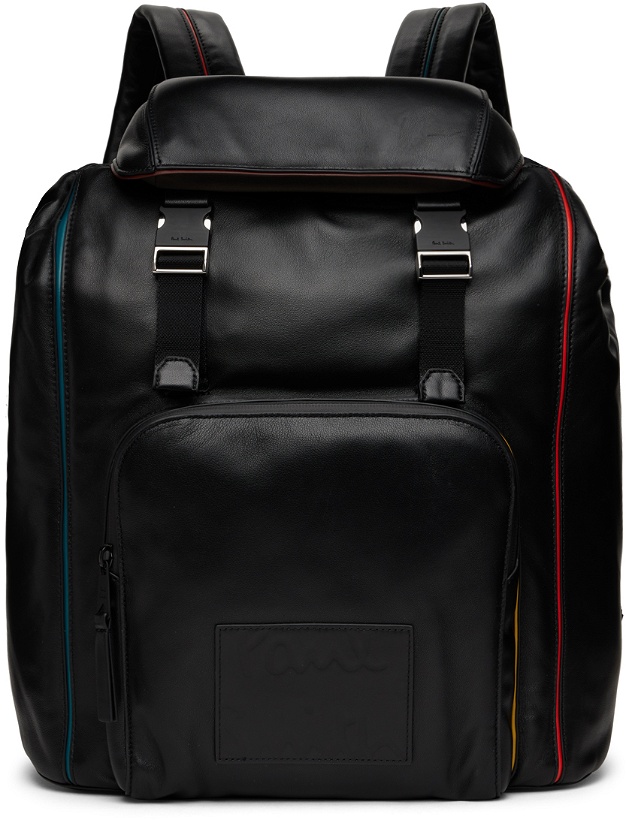 Photo: Paul Smith Black Piping Backpack