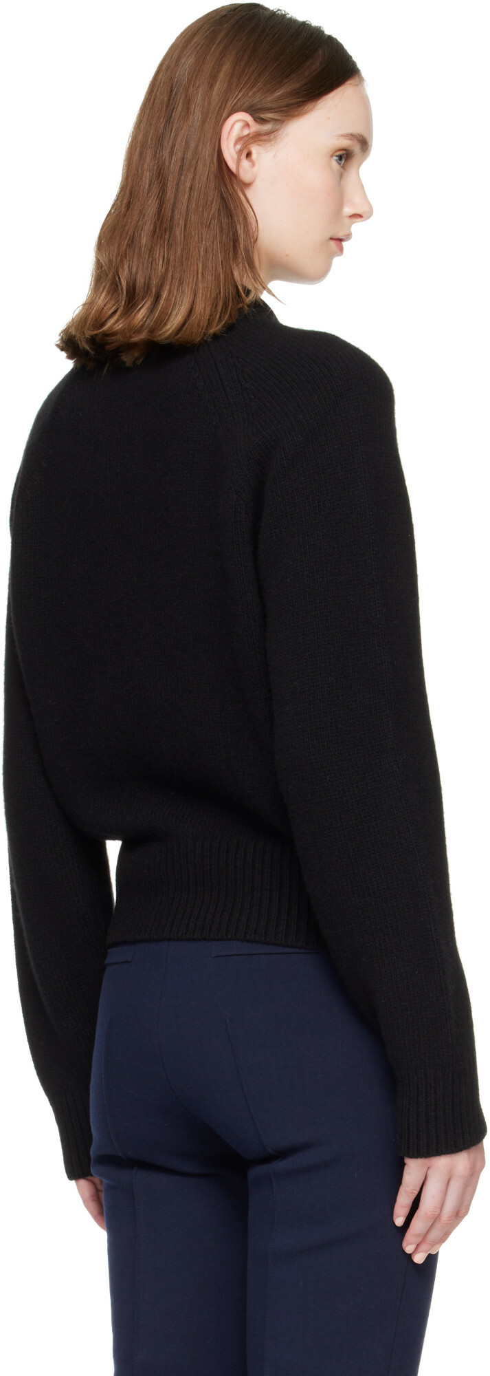 High Sport Black Velma Zip Up Sweater
