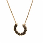 Fred Perry Men's Laurel Wreath Necklace in Gold