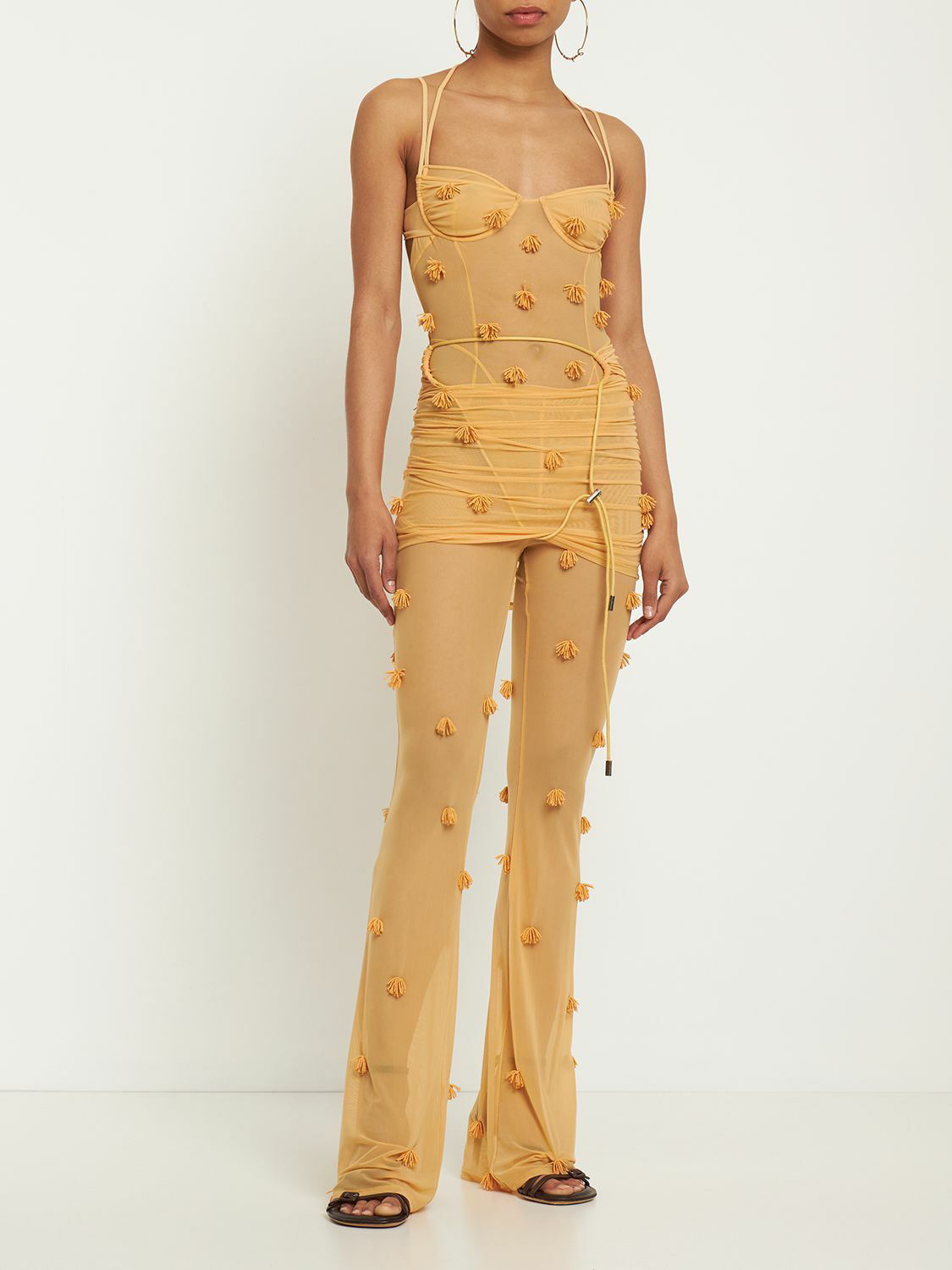 Jacquemus Le Pantalon Espelho skirt trousers - Yellow