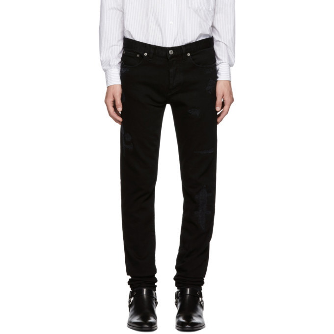 Photo: Givenchy Black Destroyed Jeans