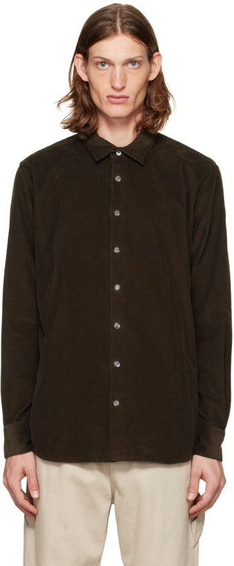 Photo: Moncler Brown Button Shirt