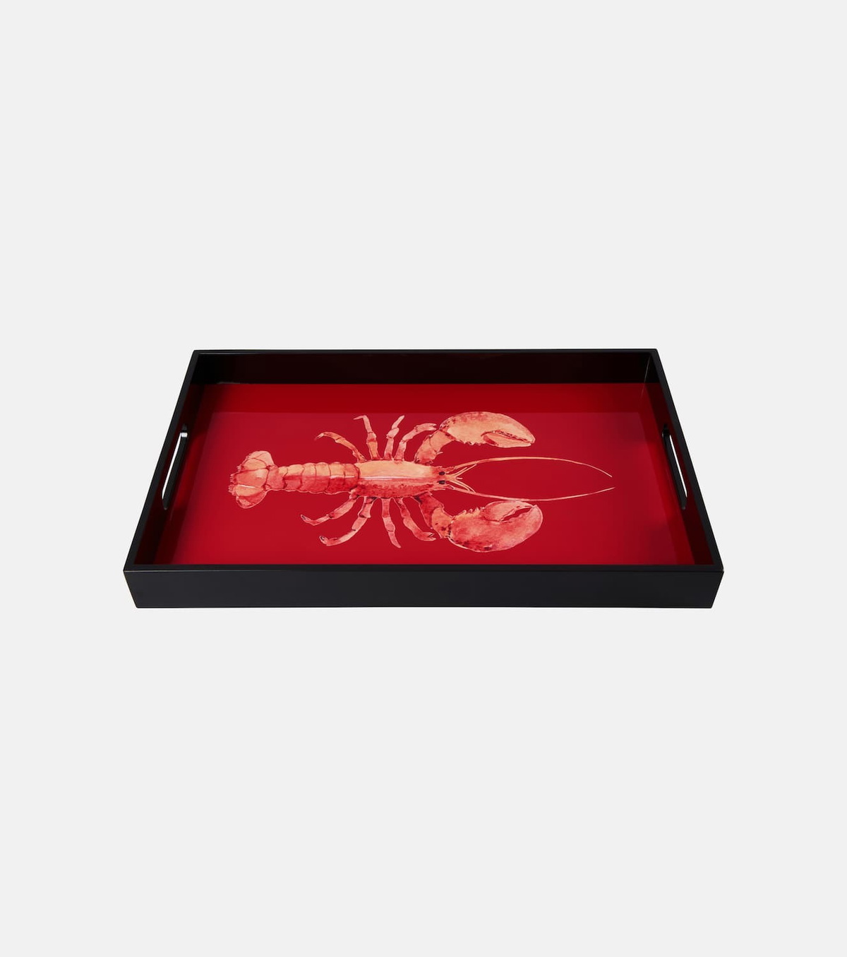 Les-Ottomans Lobster lacquered wooden tray