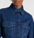 7 For All Mankind Flared denim jumpsuit