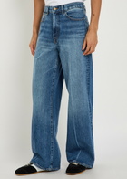 The Elder Statesman Hunter Wide-leg Jeans Blue