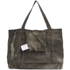 A-Cold-Wall* Grey Cotton Frayed Tote