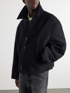 Studio Nicholson - Wool and Cashmere-Blend Zip-Up Blouson Jacket - Black