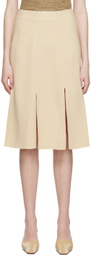 Maiden Name Beige Nina Skirt