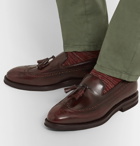 Brunello Cucinelli - Leather Tasselled Loafers - Brown