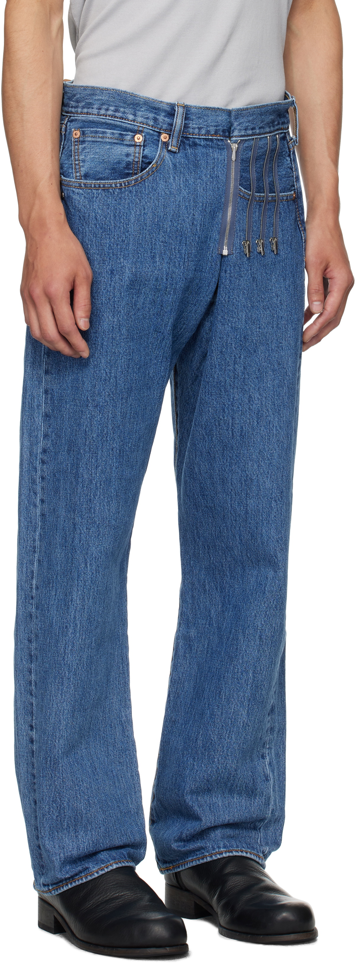 Bless Blue SMLXL Long Vintage Jeans