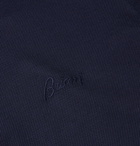 Brioni - Slim-Fit Cotton-Piqué Polo Shirt - Blue