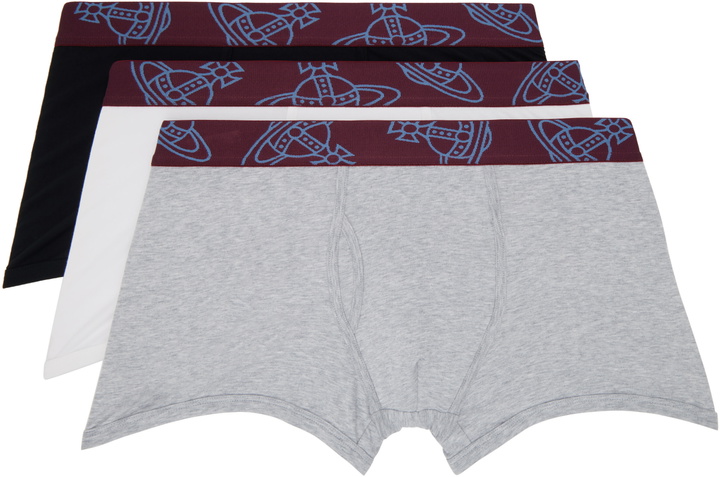 Photo: Vivienne Westwood Three-Pack Multicolor Cotton Boxer Briefs