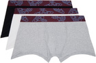 Vivienne Westwood Three-Pack Multicolor Cotton Boxer Briefs