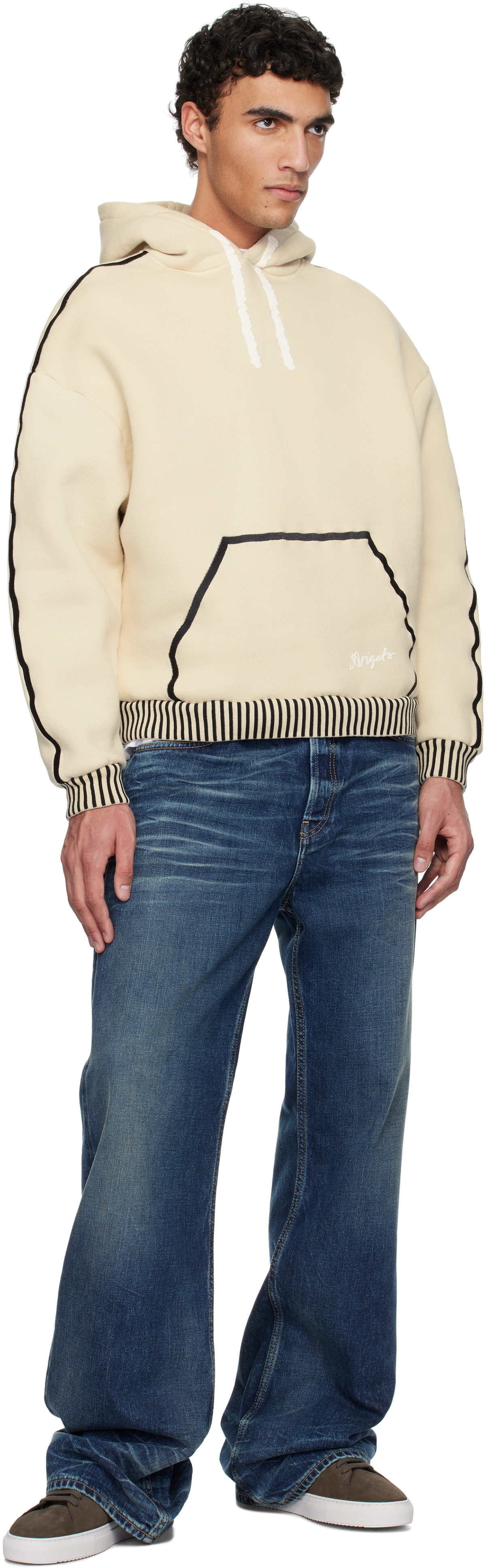 Axel Arigato Beige Notion Relaxed Hoodie