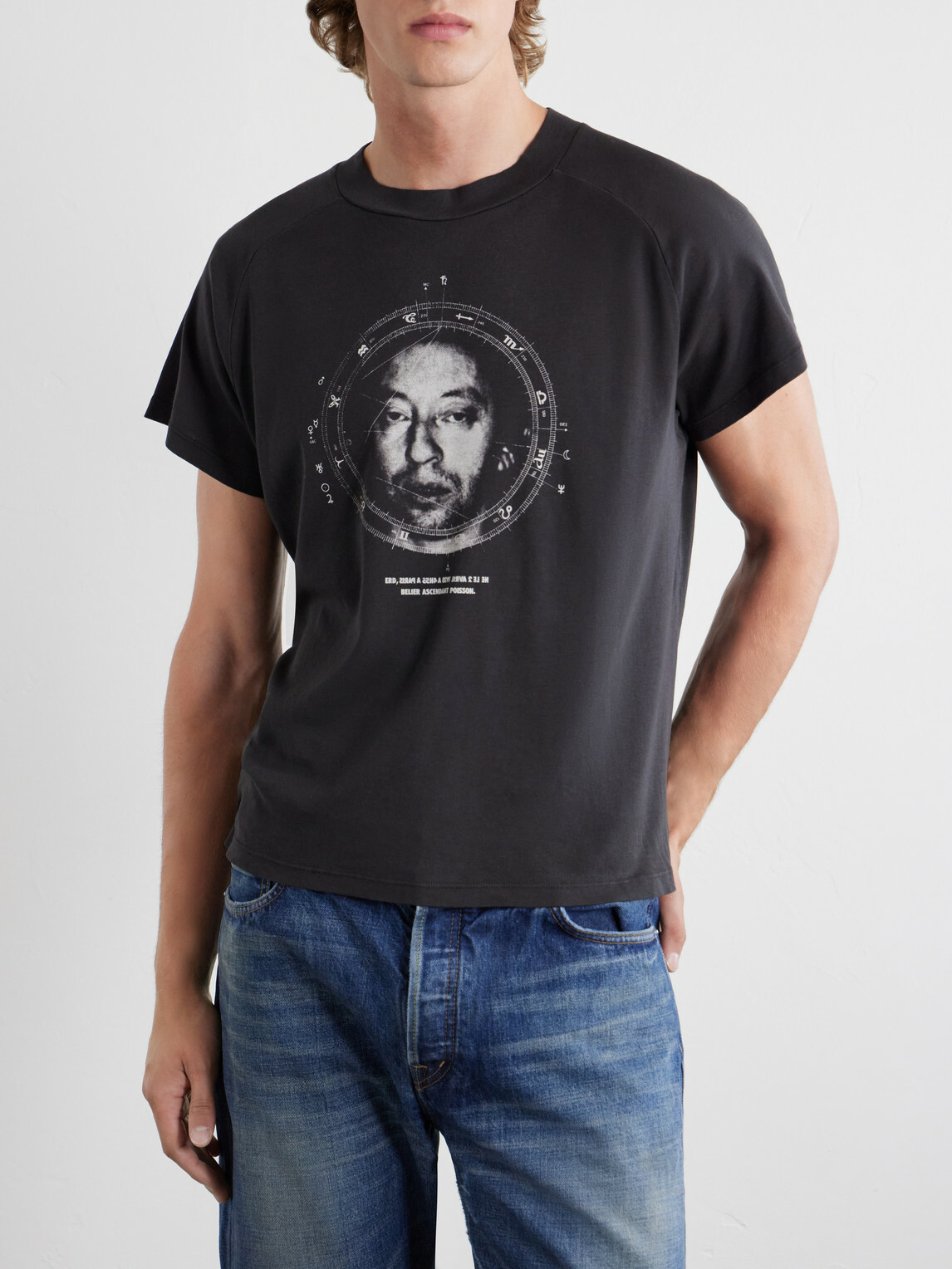 Enfants Riches Déprimés - Serge Printed Cotton-Jersey T-Shirt - Black