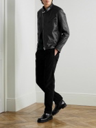 Belstaff - Oulton Full-Grain Leather Biker Jacket - Black
