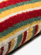 The Elder Statesman Teddy Stripe Knitted Cushion