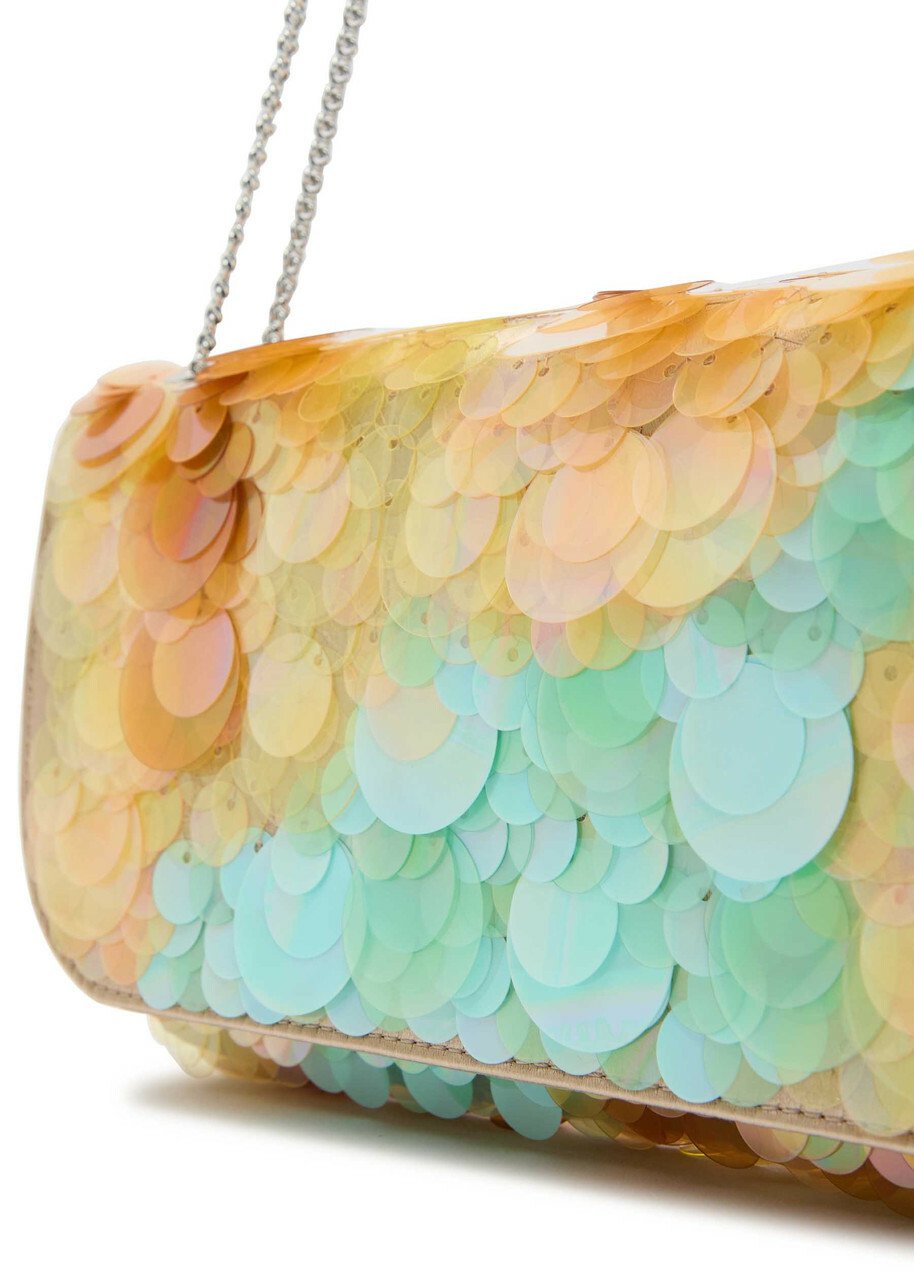 Rabanne Disc-embellished Leather Shoulder bag - Multicoloured - One Size