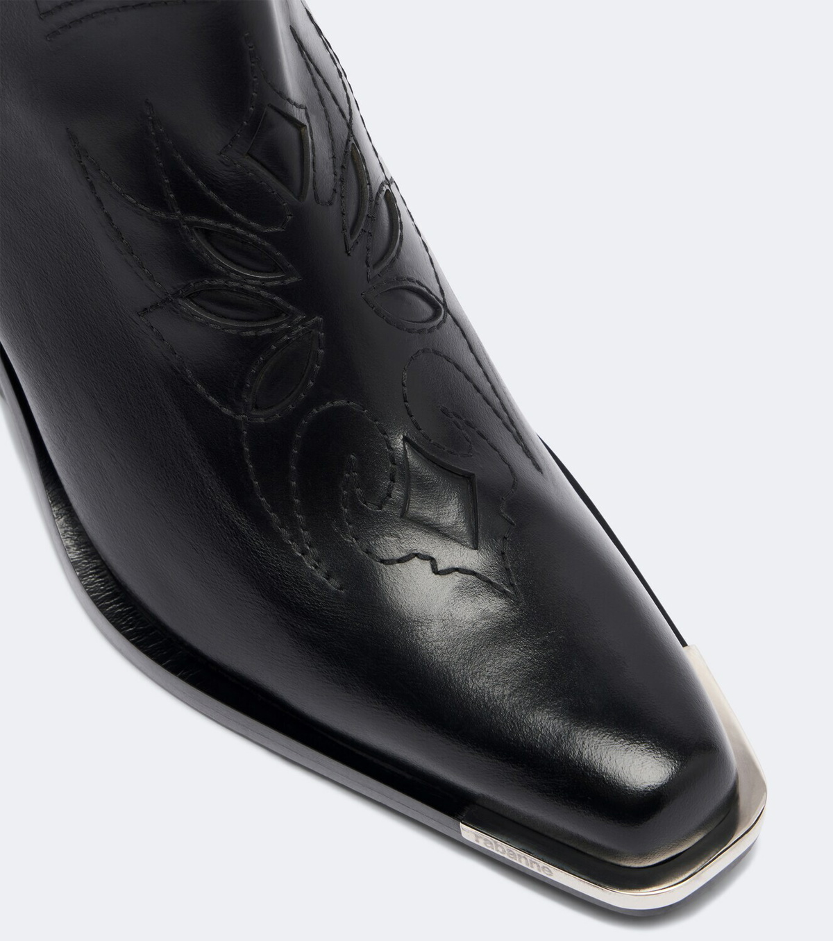 Rabanne Leather cowboy boots