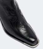 Rabanne Leather cowboy boots
