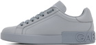 Dolce & Gabbana Gray Portofino Sneakers