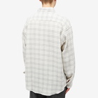 mfpen Men's Exact Shirt in Grey Check Seersucker