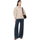 LEMAIRE Beige Scarf Blouse