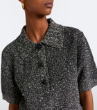 Róhe Cotton-blend bouclé polo sweater
