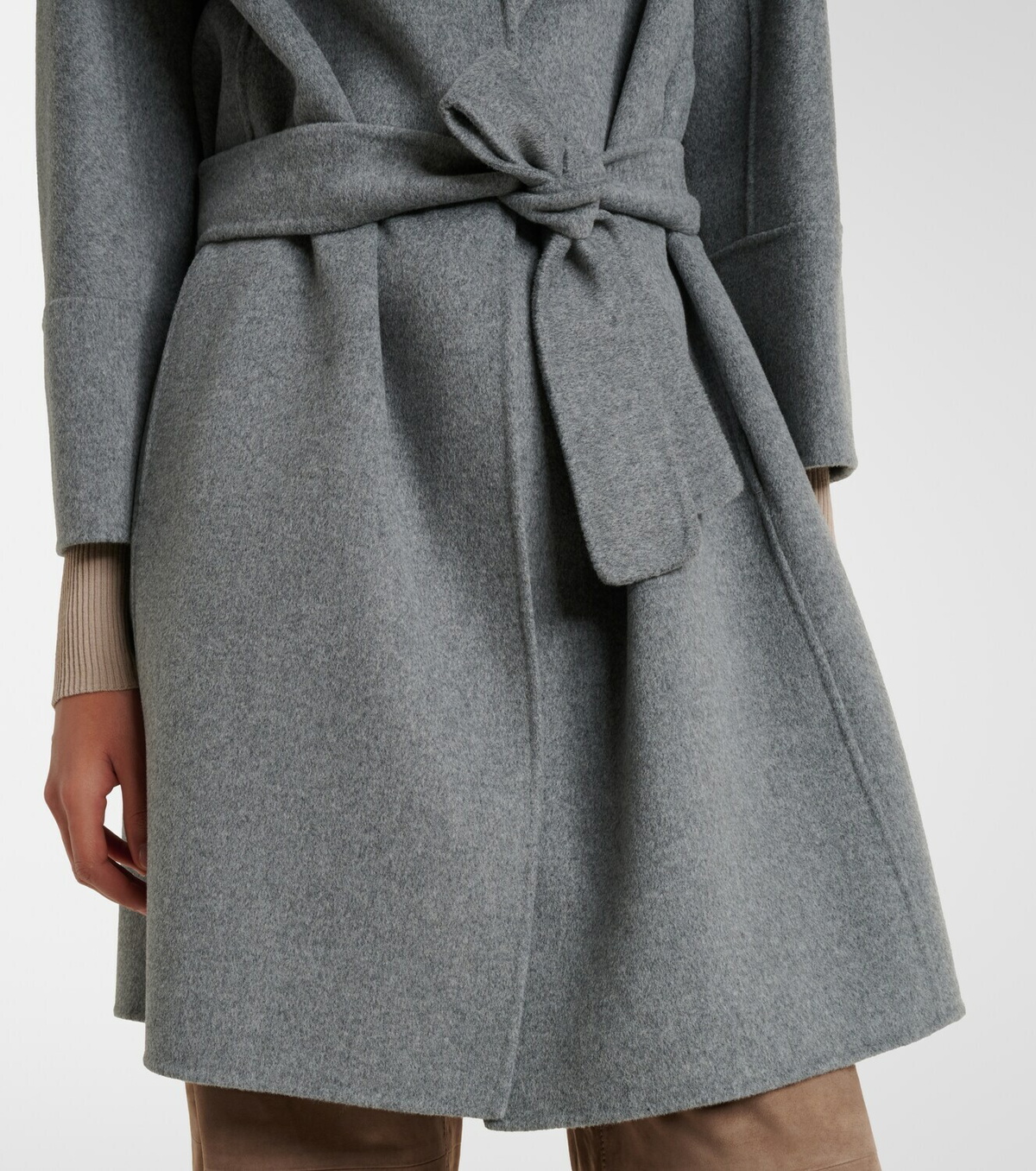 'S Max Mara Virgin wool wrap coat