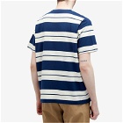 Oliver Spencer Men's Stripe Conduit T-Shirt in Navy
