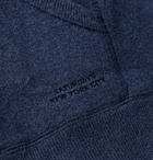 Saturdays NYC - Ditch Wool, Cotton and Nylon-Blend Hoodie - Blue