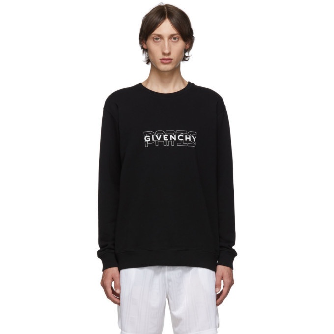 Photo: Givenchy Black Logotype Sweatshirt