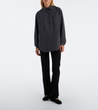 The Row Ludao cotton and silk shirt