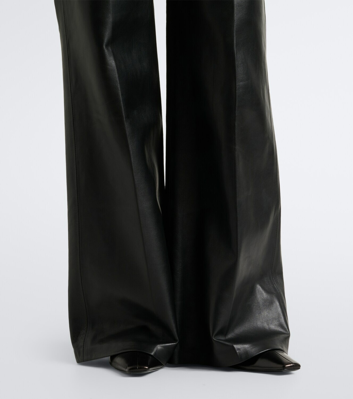 Dorothee Schumacher Leather flared pants